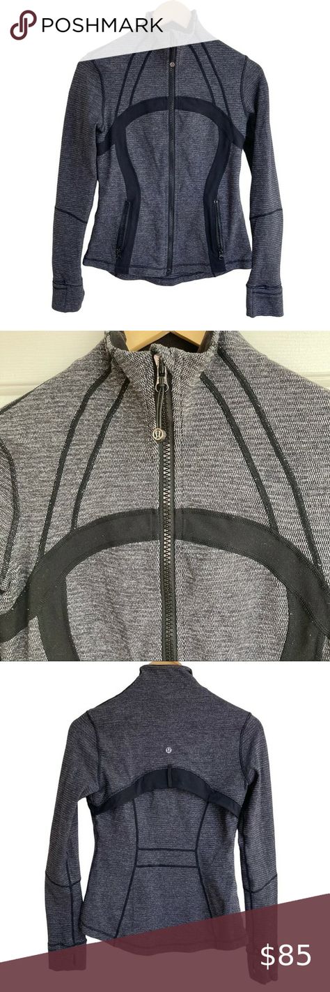 Lululemon Define Jacket Giant Herringbone Black Heathered Black / Black Lululemon Define, Define Jacket, Lululemon Define Jacket, Hiking Trail, Cold Hands, Poshmark Lululemon, Herringbone, Lululemon Athletica, Fashion Tips