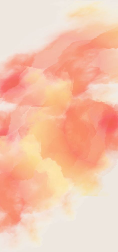 Watercolor Gradient, Orange Watercolor, A N Wallpaper, Color Gradient, Watercolor Wallpaper, Digital Wallpaper, Wallpaper Iphone Cute, Phone Wallpaper, Iphone Wallpaper