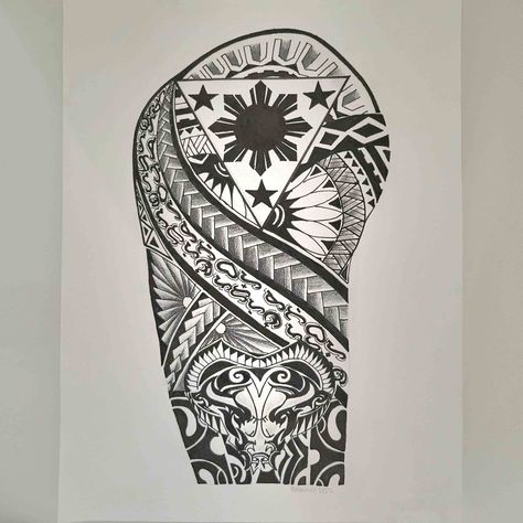 Pinas 3 Stars And A Sun, Three Star, Shoulder Tattoo, Polynesian Tattoo, Tattoo Design, Tattoo Designs, Sun, Tattoos, Stars