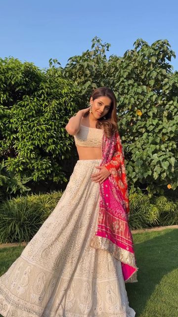 Aza on Instagram: "Take inspiration from none other than @ishamultani, her ethnic wardrobe is raid-worthy 😍 Yet again she is giving us goals in this simple, elegant and not-so-monochromatic lehenga by #Faabiiana 💕 Double tap and show some love ❤️ 📍 21 Altamount Road, Mumbai - 26 | Ph: +91 99871 88850 #aza #azafashions #lehenga #indianbride #bridetobe #ethnicwear #indianwedding #indianwear #brides #shopnow #shoponline" Faabiiana Lehenga, Monochromatic Lehenga, Elegant Lehenga, Desi Fits, Simple Elegant, Double Tap, Indian Bride, Indian Wear, Indian Wedding