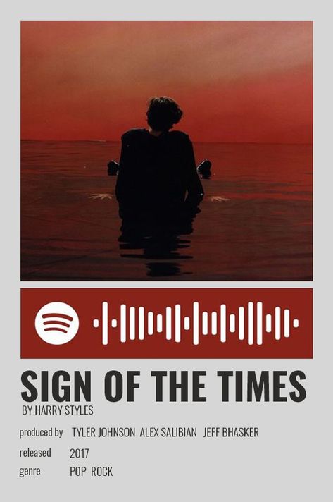 Spotify Scan Codes Harry Styles, Music Polaroid, Beach In Winter, Sign Of The Times Harry Styles, Harry Styles Singing, Foto Muro Collage, Spotify Codes, Harry Styles Quotes, Harry Styles Songs