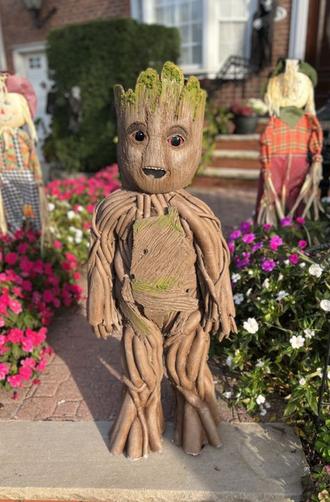 Our five year old daughter wanted a homemade Baby Groot costume for Halloween, so, naturally, the whole family landed on an Avengers theme. My son went with Rocket Racoon, I dressed up as Black Widow, and my husband naturally navigated towards Fat Thor! Even the grandparents got in on the action with Hulk and She-Hulk ... Read more The post Coolest DIY Baby Groot Costume and Family Avengers Group Costume appeared first on Coolest Homemade Costumes. Homemade Groot Costume, Groot Halloween Costumes Diy, Diy Groot Costume For Kids, Rocket Racoon Costume, Boys Costumes Diy, Groot Costumes, Groot Costume Diy, Diy Groot Costume, Groot Costume For Kids