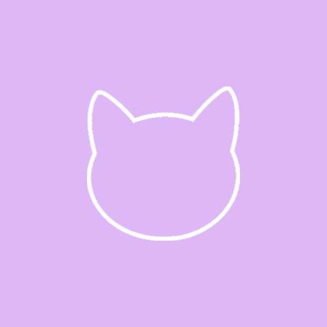 Cat Purple Icon, Cat App, Widget Icons, Purple Wallpaper Iphone, Ios App Icon Design, Purple Cat, Cat Icon, Widget Icon, Ios App Icon