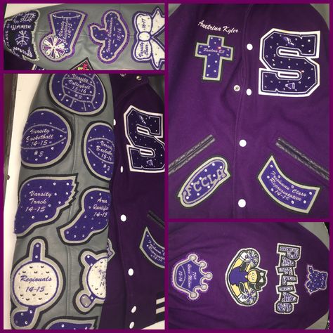 Follow us on Instagram! @somethingstocheerabout #lettermanjacket #blingjacket #blingletterman #blingpatches #rhinestone patch letterman jacket from some things to cheer about! We ship! Letterman Jacket Patches Placement, Senior Jackets Patches, Letterman Jacket Patches, Bling Jacket, Senior Jackets, Jacket Patches, Jacket Ideas, Letterman Jackets, Varsity Jackets