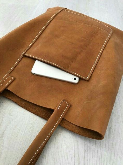 Handstitched Leather Bag, Don Pedro, Hand Sewn Leather, Luxury Tote Bags, Brown Leather Tote Bag, Money Purse, Diy Leather Bag, Simple Tote, Brown Hand