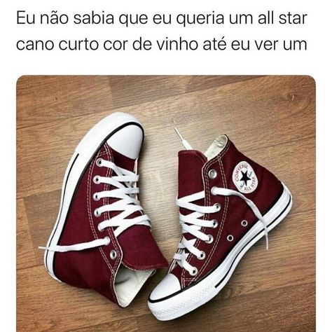 Necessito kkkk Boty Converse, Converse Style Women, Trendy Products, All Stars Converse, Converse Sneakers, Converse All Star, Chuck Taylor Sneakers, Converse Shoes, Cute Shoes