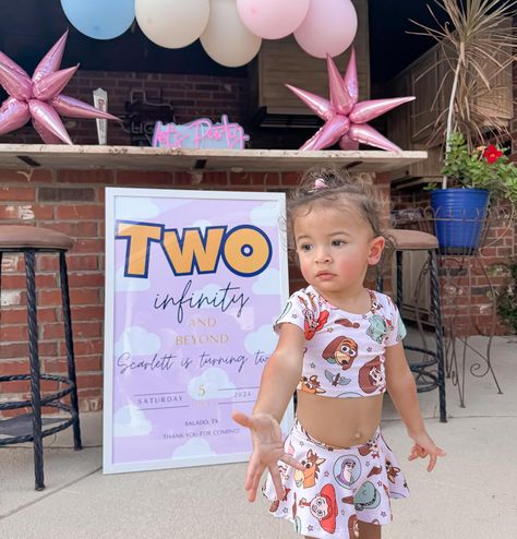 Toy Story, but make it PINK 🩷 Happy 2nd Birthday to our Scarlett Belle 🩷 Toy Story 2nd Birthday Girl, Toy Story Girl Birthday, Girl Toy Story Birthday Party, Toy Story 2nd Birthday, 2nd Birthday Girl, 2nd Birthday Party For Girl, Girl Parties, Toy Story Birthday Party, Girl 2nd Birthday