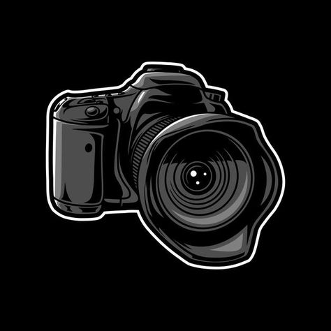 Camera Logo Black, Dslr Logo, Black Camera Icon, Black Magic Camera, Dslr Camera Photo, Camera Logo Design, Coffee Beans Photography, Photographers Logo Design, Camera Png