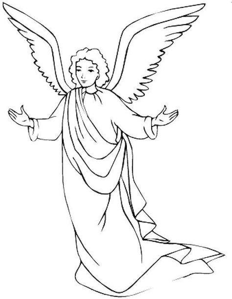 angeles dibujos para colorear Angel Y Diablo, Heavenly Creatures, Angel Coloring Pages, Angel Clipart, Free Christmas Coloring Pages, Angel Gabriel, Love Coloring Pages, Angel Drawing, Bible Coloring Pages