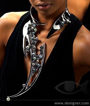 Reena Ahluwalia - Ethereal Rhapsody Avant Garde Jewelry, Award Winning Jewelry, Jewellery Designer, Neck Jewellery, Jewelry Designers, Neck Piece, Tahitian Pearls, Contemporary Jewelry, Tahiti