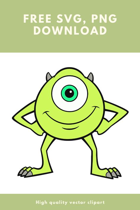 Mike Wazowski Svg, Scared Of The Month Monsters Inc, Monsters Inc Free Printables, Monsters Inc Svg Free, Monster Svg Free, Monsters Inc Svg, Float Quotes, Monsters Inc Characters, Monsters Inc Baby