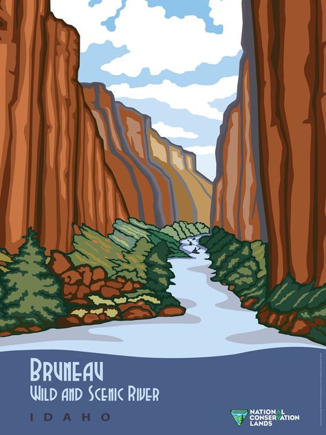 Bureau Of Land Management, Land Management, River Art, National Park Posters, Mountain Wall Art, Colorful Landscape, Poster Vintage, Nature Wall Art, Unframed Art