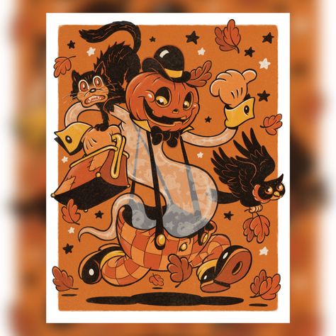 Lance Inkwell, Happy First Day Of October, First Day Of October, Vintage Halloween Images, Halloween Wallpaper Backgrounds, House Cartoon, Drawing Prompts, Spooky Tattoos, Rubber Hose