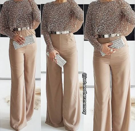 Blouse Soiree Outfit, Soiree Jumpsuits, Party Wear Jumpsuit, Soiree Outfit, Jumpsuit Outfits, Girls Dress Outfits, Soiree Dress, Stylish Jumpsuit, Look Formal