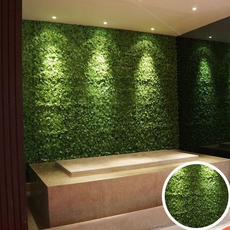 @companyinteriors2 posted to Instagram: Link in My Bio -> @company.interiors Moss Walls are Made from Preserved Mosses that are ethically sourced, and part of a growing design movement called Biophilic Design. In Today’s world we need to introduce as much nature into our interior spaces creating a calming and soothing space that also is proven in increase productivity in the workplace. #officespaces #companyinteriors #moderninteriors #officeinteriordesign #contemporarydesign #weloveplants #gar Fake Grass Decor, Artificial Grass Balcony, Artificial Grass Patio, Artificial Grass Garden, Landscaping Garden Design, Vertical Green Wall, Artificial Grass Rug, Faux Plants Decor, Artificial Grass Wall