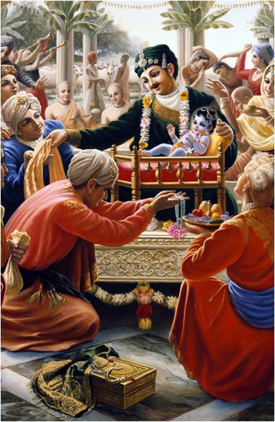 Meeting of Nanda and Vasudeva – Devoto Hare Krishna Sri Krishna Janmashtami, Krishna Birth, Krishna Birthday, Iskcon Vrindavan, Krishna Lila, Krishna Leela, Krishna Hindu, Krishna Bhagwan, Sweet Lord