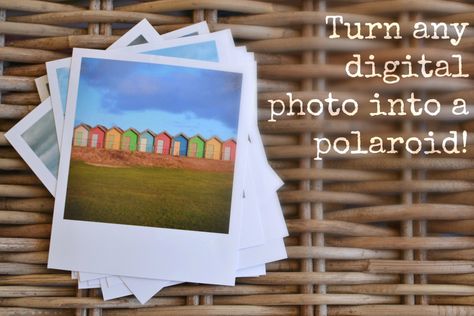 Print any digital photo as a polaroid free template from Decorators Notebook blog Polaroid Diy, Polaroid Template, Polaroid Picture, Picture Templates, Decoration Photo, Polaroid Pictures, Polaroid Photos, Lifestyle Inspiration, Label Templates