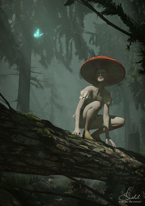 ArtStation - Amanita Muscaria Amanita Muscaria, Dungeons And Dragons Homebrew, Mushroom Art, Girls Illustration, What Is Life About, Hairstyles With Bangs, I Tattoo, Dungeons And Dragons, Art Girl