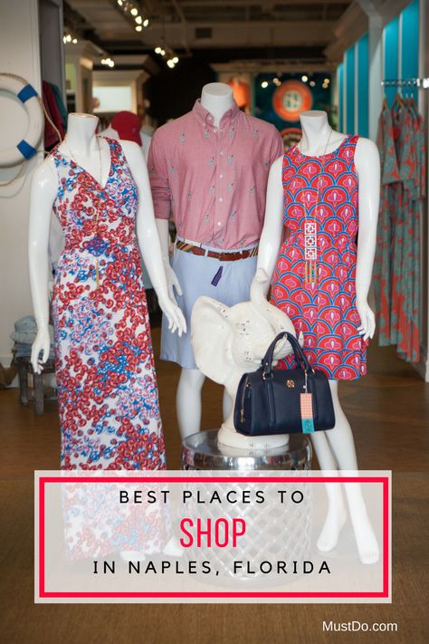 Best places to shop in Naples, Florida. Souvenirs, beach apparel, and so much more! Beach Day Hair, Florida Souvenirs, Florida Dress, Beach Apparel, Naples Beach, Florida Outfits, Best Places To Shop, Girls Beach, Places To Shop