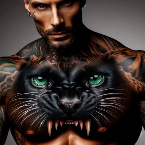 Stunning panther tattoo ideas perfect for showcasing power and grace. Find inspiration for your next ink! #tattoo_art #tattoo_sketch #tattoo #tattoo_for_woman #tattoo_ideas #tattoo_for_man Tattoo Art Ideas, Protection Tattoo, Panther Tattoo, Woman Tattoo, Chest Tattoo Men, Sketch Tattoo, Tattoo Sketch, Custom Tattoo Design, Custom Tattoo