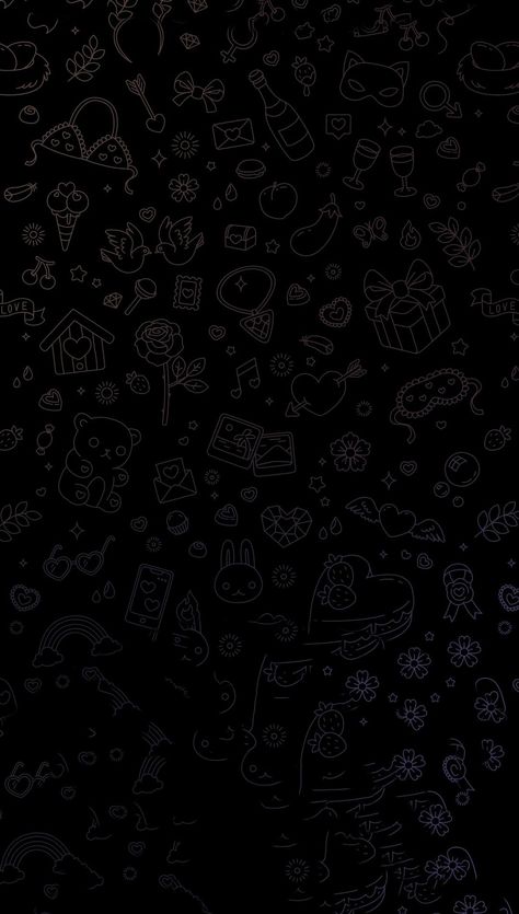 Dark Doodle Wallpaper, Bday Template, Pink Bow Tattoos, Cloud Tattoo Sleeve, Chat Wallpaper, Bow Tattoos, Chat Wallpaper Whatsapp, Whatsapp Iphone, Wallpaper Whatsapp