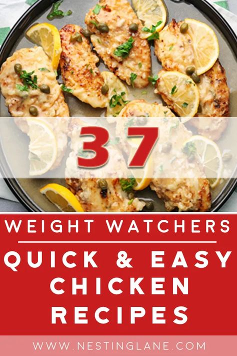 Weight Watchers Chicken Breast Recipes, Weight Watchers Chicken Breast, Weight Watchers Meals Dinner, Chicken Boneless Breast Recipes, Chicken Broth Recipes, Greek Lemon Chicken Soup, Chicken Recipes Easy Quick, Low Calorie Chicken, Easy Skillet Meals