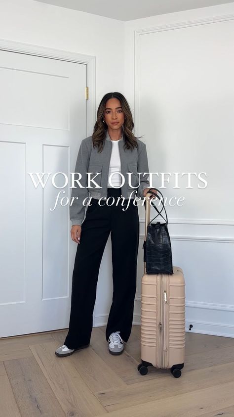 Work Conference Outfits 💼 Which workwear look is your fave?! Shop all these professional outfits in the LTK app (@nenaevans) or in the… | Instagram Women Conference Outfit, What To Wear To A Conference, Casual Conference Outfits Women, Conference Outfits Women, Work Conference, Conference Outfit, Staff Uniforms, Womens Conference, Professional Outfits