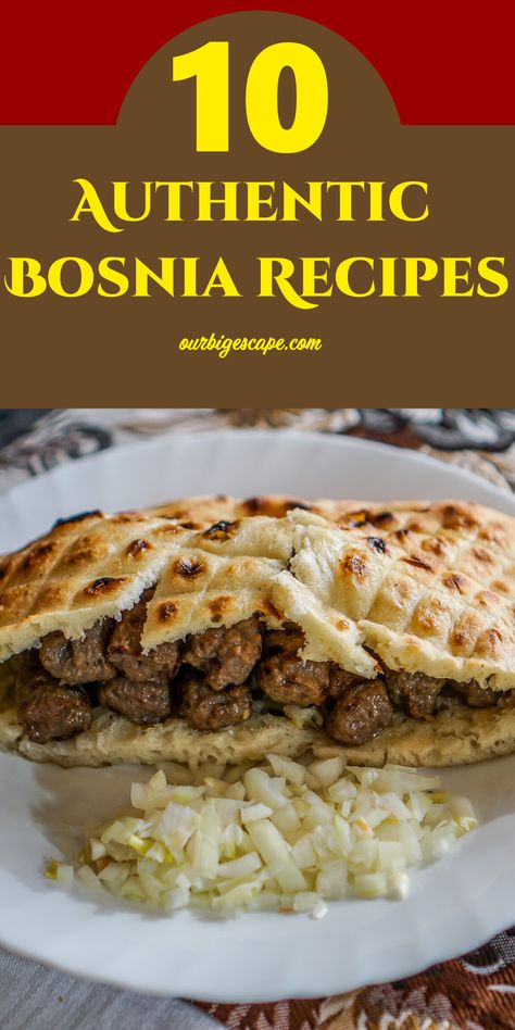 Bosnia Food, Croation Recipes, Albanian Recipes, European Dishes, Bosnian Recipes, Eastern European Recipes, Serbian Recipes, Croatian Recipes, European Cuisine