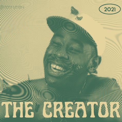 Tyler The Creator Pfp Green, After The Storm Tyler The Creator, Tyler The Creator Green Aesthetic, Tyler The Creator Wallpaper Green, Green Album Covers Aesthetic, Graphic Design Posters Green, Green Music Poster, Chromakopia Pfp Tyler The Creater, Green Tyler The Creator