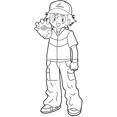 How to Draw Ash Ketchum from Pokemon : Step by Step Drawing Lesson How To Draw Ash, Pokemon Step By Step, Ballerina Coloring Pages, 30 Day Art Challenge, Pokémon Characters, Pokemon Game Characters, Eagle Drawing, Draw Step By Step, Pokemon Ash