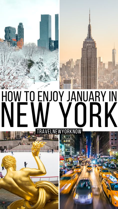 Nyc During Winter, New York Winter Itinerary, New York Winter Trip, New York City Day Trip, What To Do In Nyc In Winter, New York City Itenary, Nyc Winter Activities, Things To Do In Nyc In January, New York City In February