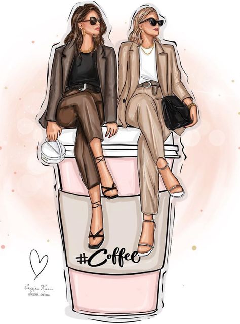 Boss Lady Planner, Kosmetyki Mary Kay, Monday Coffee, Heather Stillufsen, Crazy Women, Fashion Art Prints, Fashionista Art, Coffee Girl, Cafe Logo