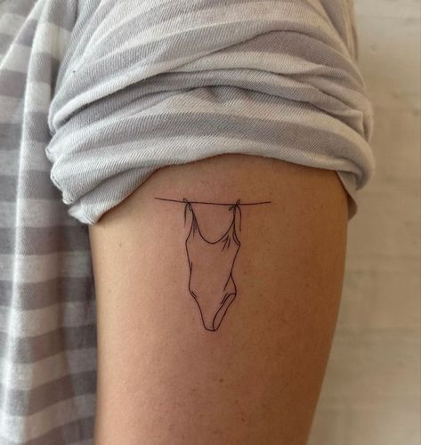 Bathing Suit Line Tattoo, Laundry Line Tattoo, Bathing Suit Tattoo, Washing Line Tattoo, Clothing Line Tattoo, Swimming Pool Tattoo, Clothes Line Tattoo, Clothesline Tattoo, Dinner Tattoo