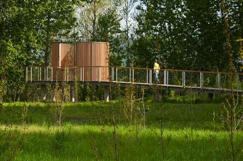 &nbsp&nbsp&nbsp&nbsp BIRD BLIND — MAYA LIN STUDIO Nature Observation, Observation Tower, Maya Lin, Oregon Photography, Indoor Greenhouse, River Delta, Wooden Slats, Ecology, Blinds