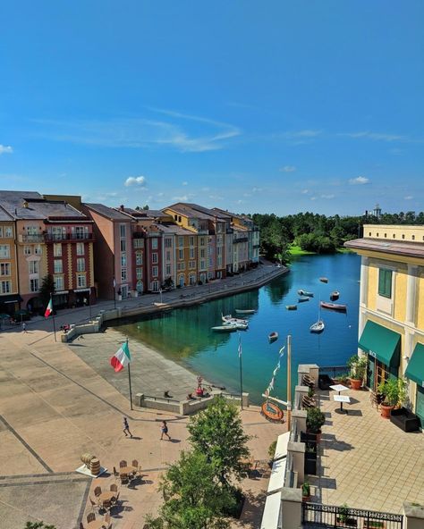 Have you ever dreamt of an Italian getaway with the experience of Universal Orlando Resort? Well, you can with Loews Portofino Bay Hotel at Universal Orlando 🌴✨ This award-winning hotel is a slice of the Italian Riviera, designed to transport you to a picturesque Mediterranean fishing village. Here’s what you will find: 🛏️ Luxurious Accommodations: From elegant bay-view rooms to themed kids' suites, each space offers authentic Italian furnishings and modern amenities. 🏖️ Pools Galore: Re... Italian Getaway, Hillside Pool, Loews Portofino Bay Hotel, Universal Resorts, Roman Aqueduct, Florida Parks, Water Taxi, Villa Pool, Italian Restaurants