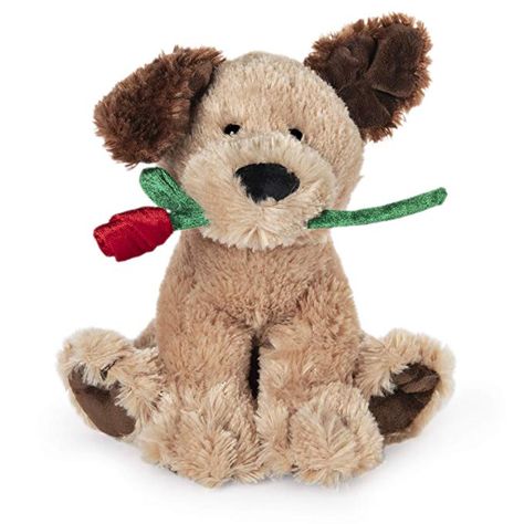 Amazon.com: GUND Deangelo Valentine's Day Dog Holding Red Rose Stuffed Animal Plush: Toys & Games Valentines Plush, Sloth Plush, Labradoodle Dogs, Sloth Stuffed Animal, Heart Plush, Valentines Day Dog, Dog Stuffed Animal, Dog Icon, Sloth Gift