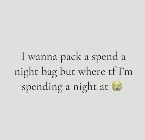 I ain't gone say much... but this reminds me of someone... talking about pack a spend a night bag... bruh... 🤣🤣🤣 Spend A Night Bag, Spend The Night Bag, Bag Quotes, Verses, Bible Verses, I Am Awesome, Best Friends, How Are You Feeling, Bible