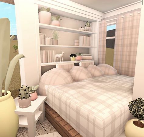 Dorm Room Simple, Bloxburg Bedroom Ideas Aesthetic, Bloxburg Color Schemes, Vaporwave Background, Bloxburg Bedroom Ideas, Bloxburg Rooms, Beautiful Dorm Room, Bloxburg Building, Bloxburg Bedroom