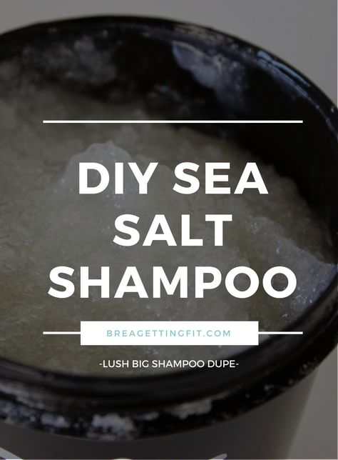 Lush Big Shampoo, Sea Salt Shampoo, Lush Diy, Shampoo Diy, Diy Lush, Lush Recipes, Diy Shampoo, Lush Products, Diy Cosmetics