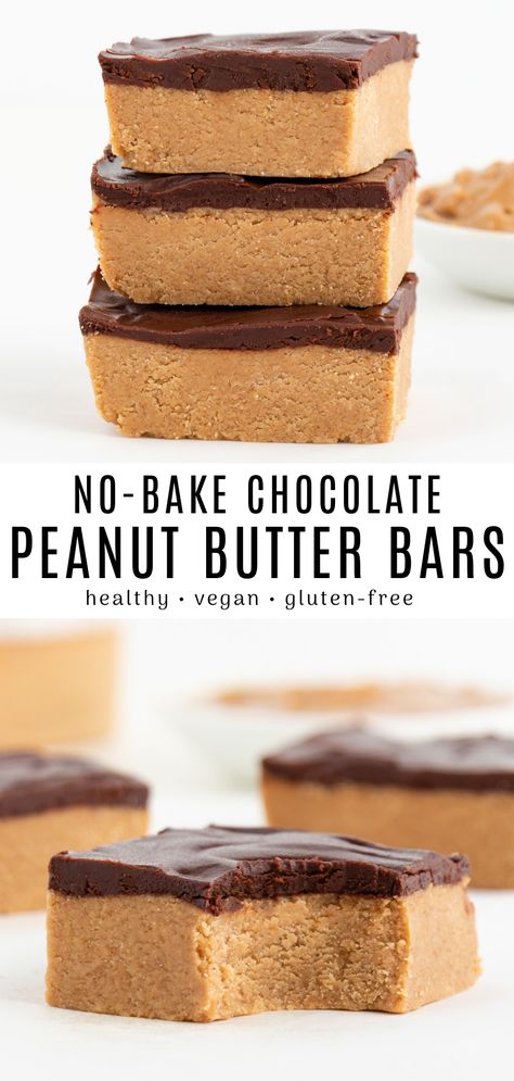 Peanut Butter Bars Healthy, Butter Bars Recipe, Chocolate Peanut Butter Bars, Peanut Butter Bars Recipe, Homemade Snickers, Peanut Butter Chocolate Bars, Butter Bars, Low Carb Dessert, Vegan Peanut Butter