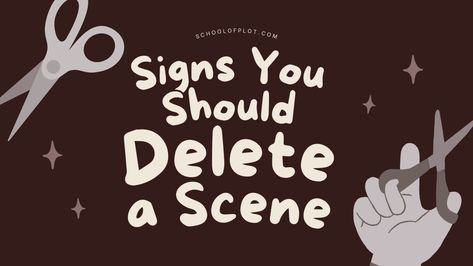 We've all been there, staring at a scene on the page, three pages of text highlighted, sweating with our index finger hovering over the backspace key. This scene doesn't feel entirely necessary but you spent so long on it! You don't want to hurt your book – your baby!  Sometimes deleting a scene can be the best thing y Ship Writing Prompts, Scene Ideas Writing, Writing A Hook, Book Scenes, Scene Ideas, Writing Inspiration Tips, Writing Plot, Writing Prompts For Writers, Writing Dialogue Prompts