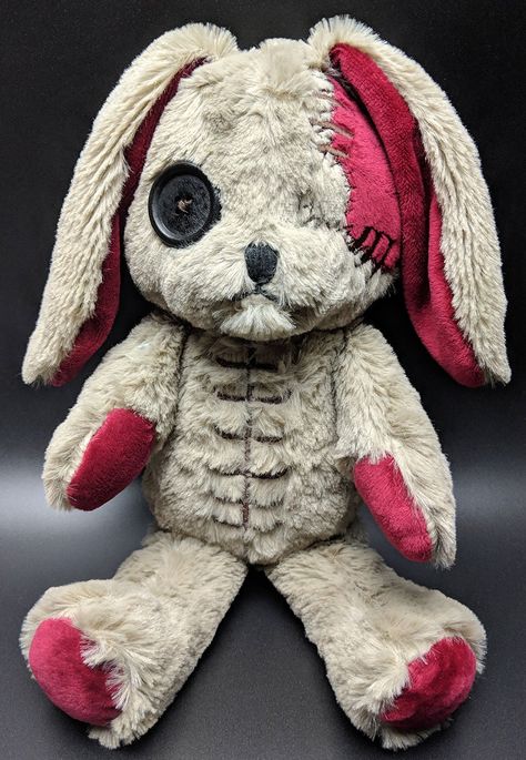 White Rabbit Plush, Plushie Dreadfuls, American Mcgee, Creepy Stuffed Animals, Creepy Toys, Doll Plushies, Let You Go, Kawaii Plush, Kawaii Plushies