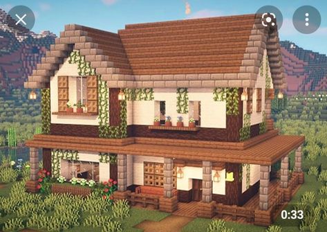 Houses Cottagecore, Pretty Minecraft Houses, Cozy Minecraft, Minecraft Modern House Designs, Houses Farmhouse, Texture Walls, Cottage Layout, Minecraft Medieval House, Houses Blueprints