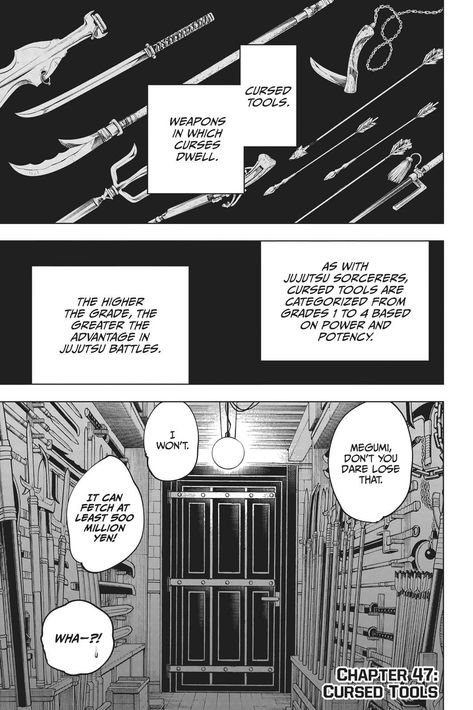 Jujutsu Kaisen Cursed Tool, Cursed Tools Jujutsu Kaisen, Jjk Cursed Tools, Manga Panels, Mystical Art, High School Students, Manga To Read, Jujutsu Kaisen, Jujutsu