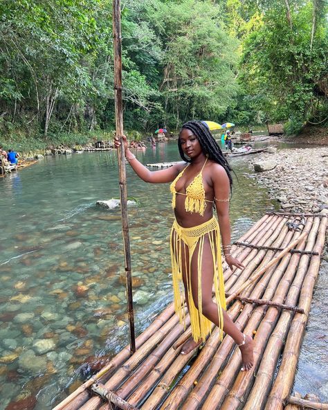 Bambo rafting in Jamaica Rafting Jamaica, Jamaica Outfits, River Rafting, July 28, State Of Mind, Rafting, Jamaica, Birthday, On Instagram