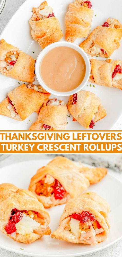 Thanksgiving Leftovers Turkey Crescent Rolls - Averie Cooks Turkey Pot Pie Easy, Easy Leftover Turkey Recipes, Stuffed Crescent Rolls, Mashed Potatoes And Gravy, Potatoes And Gravy, Turkey Soup Recipe, Thanksgiving Leftover Recipes, Thanksgiving Turkey Leftovers, Turkey Casserole