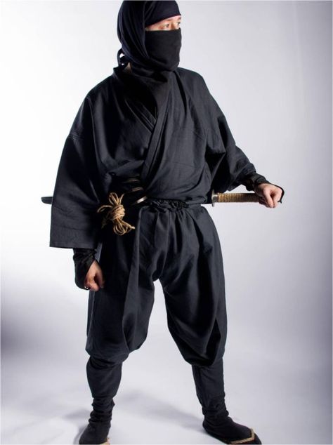 Ninja Clothing, Ninja Uniform, Ninja Japan, Joker Outfit, Armadura Ninja, Real Ninja, Ninja Suit, Ninja Outfit, Arte Ninja