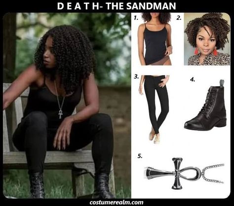 Sandman Costume, Costume Guide, The Sandman, Neil Gaiman, Halloween Cosplay, Curly Wigs, The Endless, Black Leather Boots, Black Skinnies