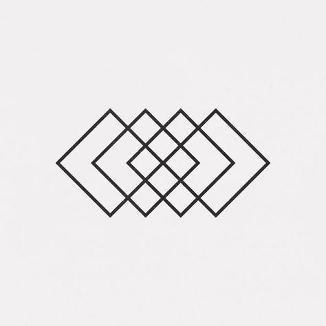 Tattoos Meaning Family, Daily Minimal, Square Tattoo, Glyph Tattoo, Sibling Tattoos, Geometric Tattoos, Geometric Tattoo Design, Geniale Tattoos, Geometric Drawing