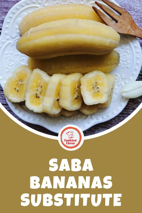 It’s not always easy to find saba bananas in the U.S., so here’s our list of saba banana substitutes. Bilo Bilo, Saba Banana, Butternut Squash Sweet, Filipino Snacks, Unripe Banana, Cooking Substitutions, Ripe Plantain, Fried Bananas, Filipino Dishes